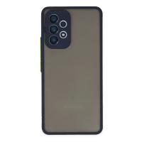 Newface Samsung Galaxy A73 5G Kılıf Montreal Silikon Kapak - Lacivert