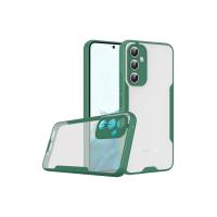 Newface Samsung Galaxy A24 4G Kılıf Platin Silikon - Yeşil