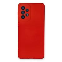 Newface Samsung Galaxy A33 5G Kılıf Nano içi Kadife Silikon - Kırmızı