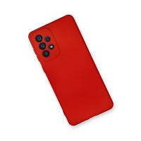 Newface Samsung Galaxy A33 5G Kılıf Nano içi Kadife Silikon - Kırmızı