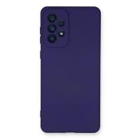 Newface Samsung Galaxy A53 5G Kılıf Nano içi Kadife Silikon - Mor
