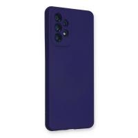 Newface Samsung Galaxy A53 5G Kılıf Nano içi Kadife Silikon - Mor