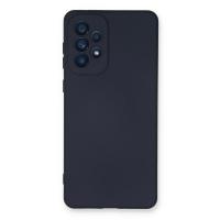 Newface Samsung Galaxy A53 5G Kılıf Nano içi Kadife Silikon - Lacivert