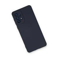 Newface Samsung Galaxy A53 5G Kılıf Nano içi Kadife Silikon - Lacivert