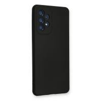 Newface Samsung Galaxy A73 5G Kılıf Nano içi Kadife Silikon - Siyah