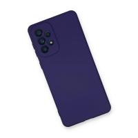 Newface Samsung Galaxy A73 5G Kılıf Nano içi Kadife Silikon - Mor