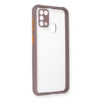 Newface Samsung Galaxy M31 Kılıf Miami Şeffaf Silikon - Açık Mor