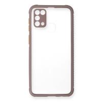 Newface Samsung Galaxy M31 Kılıf Miami Şeffaf Silikon - Açık Mor