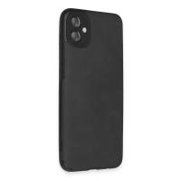 Newface Samsung Galaxy A04E Kılıf Loop Deri Silikon - Siyah