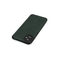 Newface Samsung Galaxy A04E Kılıf Loop Deri Silikon - Yeşil