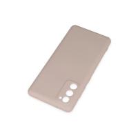 Newface Samsung Galaxy S20 FE Kılıf Nano içi Kadife Silikon - Pudra