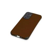 Newface Samsung Galaxy A54 5G Kılıf Loop Deri Silikon - Kahverengi