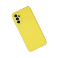 Newface Samsung Galaxy M23 Kılıf Nano içi Kadife Silikon - Sarı