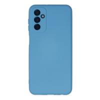 Newface Samsung Galaxy M23 Kılıf Nano içi Kadife Silikon - Mavi