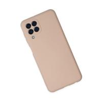 Newface Samsung Galaxy M33 Kılıf Nano içi Kadife Silikon - Pudra