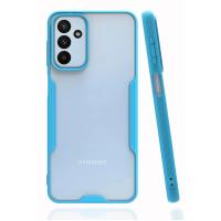 Newface Samsung Galaxy M23 Kılıf Platin Silikon - Mavi