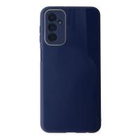 Newface Samsung Galaxy M23 Kılıf Glass Kapak - Lacivert