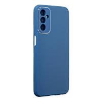 Newface Samsung Galaxy M23 Kılıf Glass Kapak - Mavi