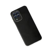 Newface Samsung Galaxy M33 Kılıf Glass Kapak - Siyah