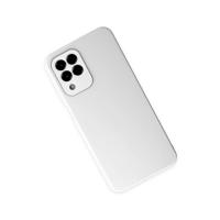 Newface Samsung Galaxy M33 Kılıf Glass Kapak - Beyaz