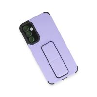 Newface Samsung Galaxy A54 5G Kılıf Mega Standlı Silikon - Lila