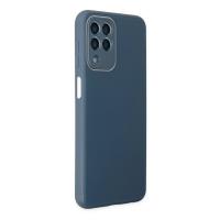 Newface Samsung Galaxy M33 Kılıf Glass Kapak - Mavi