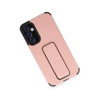 Newface Samsung Galaxy A54 5G Kılıf Mega Standlı Silikon - Pudra