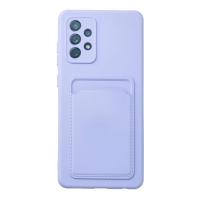 Newface Samsung Galaxy A23 4G Kılıf Kelvin Kartvizitli Silikon - Lila