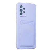 Newface Samsung Galaxy A23 4G Kılıf Kelvin Kartvizitli Silikon - Lila