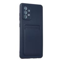 Newface Samsung Galaxy A73 5G Kılıf Kelvin Kartvizitli Silikon - Lacivert