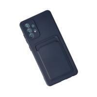 Newface Samsung Galaxy A73 5G Kılıf Kelvin Kartvizitli Silikon - Lacivert