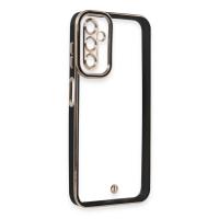 Newface Samsung Galaxy A14 4G Kılıf Liva Lens Silikon - Siyah