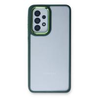 Newface Samsung Galaxy A23 4G Kılıf Dora Kapak - Haki Yeşil