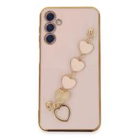 Newface Samsung Galaxy A24 4G Kılıf Esila Silikon - Pudra