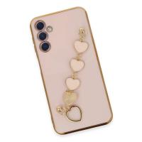 Newface Samsung Galaxy A24 4G Kılıf Esila Silikon - Pudra