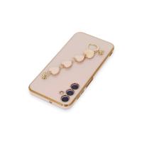 Newface Samsung Galaxy A24 4G Kılıf Esila Silikon - Pudra