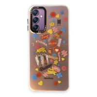 Newface Samsung Galaxy A14 4G Kılıf Estoril Desenli Kapak - Estoril - 16