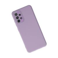 Newface Samsung Galaxy A33 5G Kılıf Lansman Glass Kapak - Lila