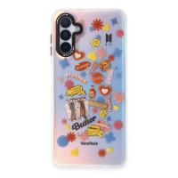 Newface Samsung Galaxy A04S Kılıf Estoril Desenli Kapak - Estoril - 16