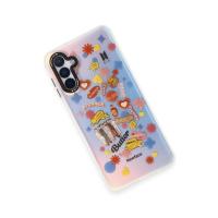 Newface Samsung Galaxy A04S Kılıf Estoril Desenli Kapak - Estoril - 16