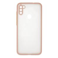 Newface Samsung Galaxy A11 Kılıf Montreal Silikon Kapak - Pembe