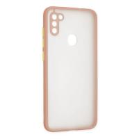 Newface Samsung Galaxy A11 Kılıf Montreal Silikon Kapak - Pembe