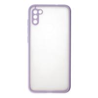 Newface Samsung Galaxy A11 Kılıf Montreal Silikon Kapak - Mor