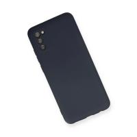 Newface Samsung Galaxy A02S Kılıf Nano içi Kadife Silikon - Lacivert