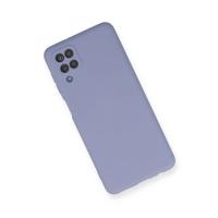 Newface Samsung Galaxy A12 Kılıf Nano içi Kadife Silikon - Lila