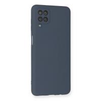 Newface Samsung Galaxy A12 Kılıf Nano içi Kadife Silikon - Gri