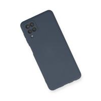 Newface Samsung Galaxy A12 Kılıf Nano içi Kadife Silikon - Gri