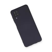 Newface Samsung Galaxy A12 Kılıf Nano içi Kadife Silikon - Lacivert