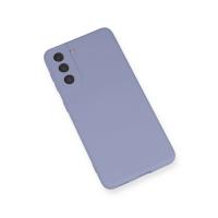 Newface Samsung Galaxy S21 Kılıf Nano içi Kadife Silikon - Lila
