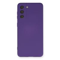 Newface Samsung Galaxy S21 Kılıf Nano içi Kadife Silikon - Mor